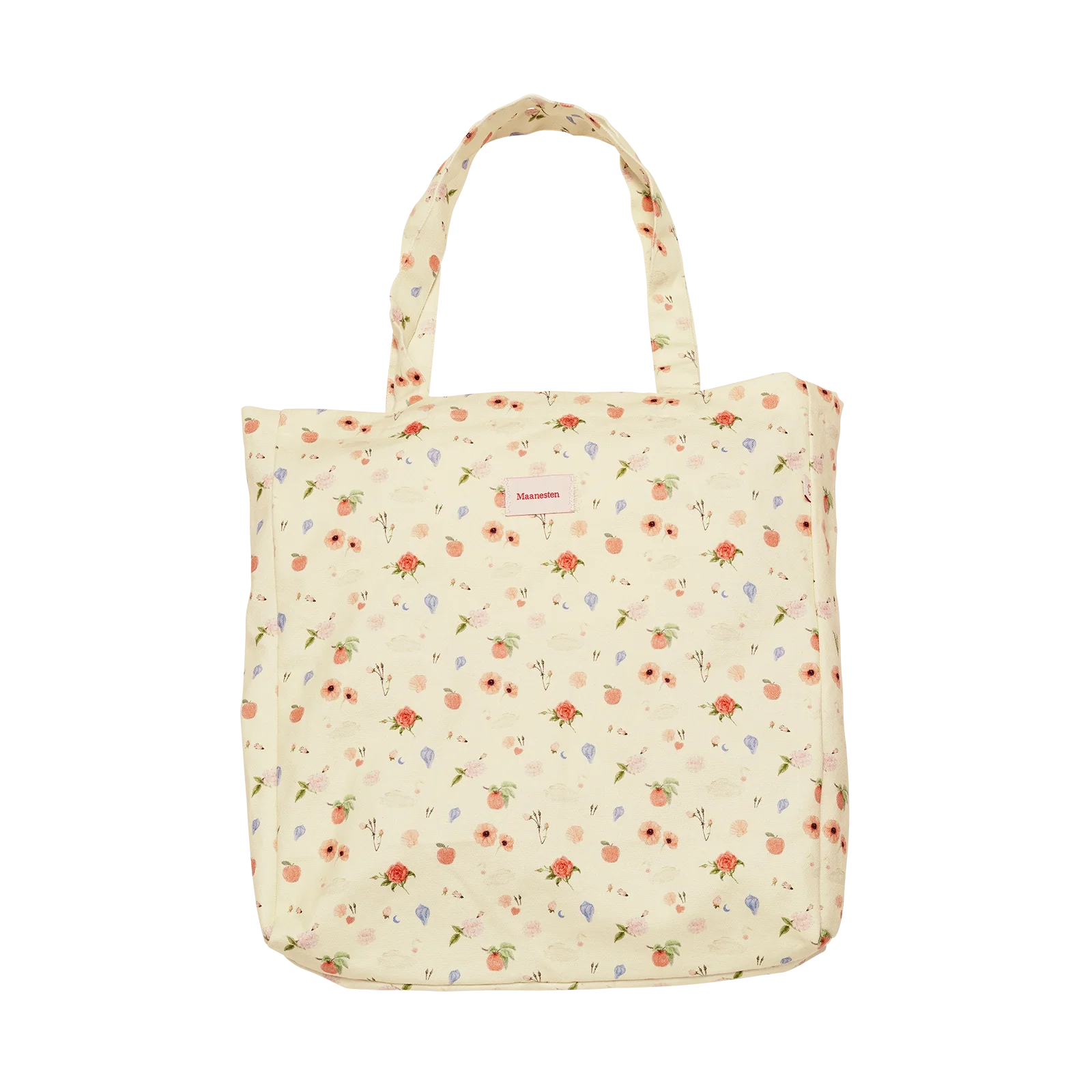 Canvas Totebag Roses and Shells