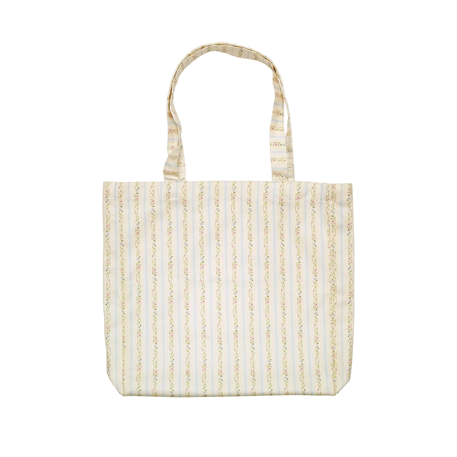 Canvas Tote Veske Summer Stripes Blue - Image 3