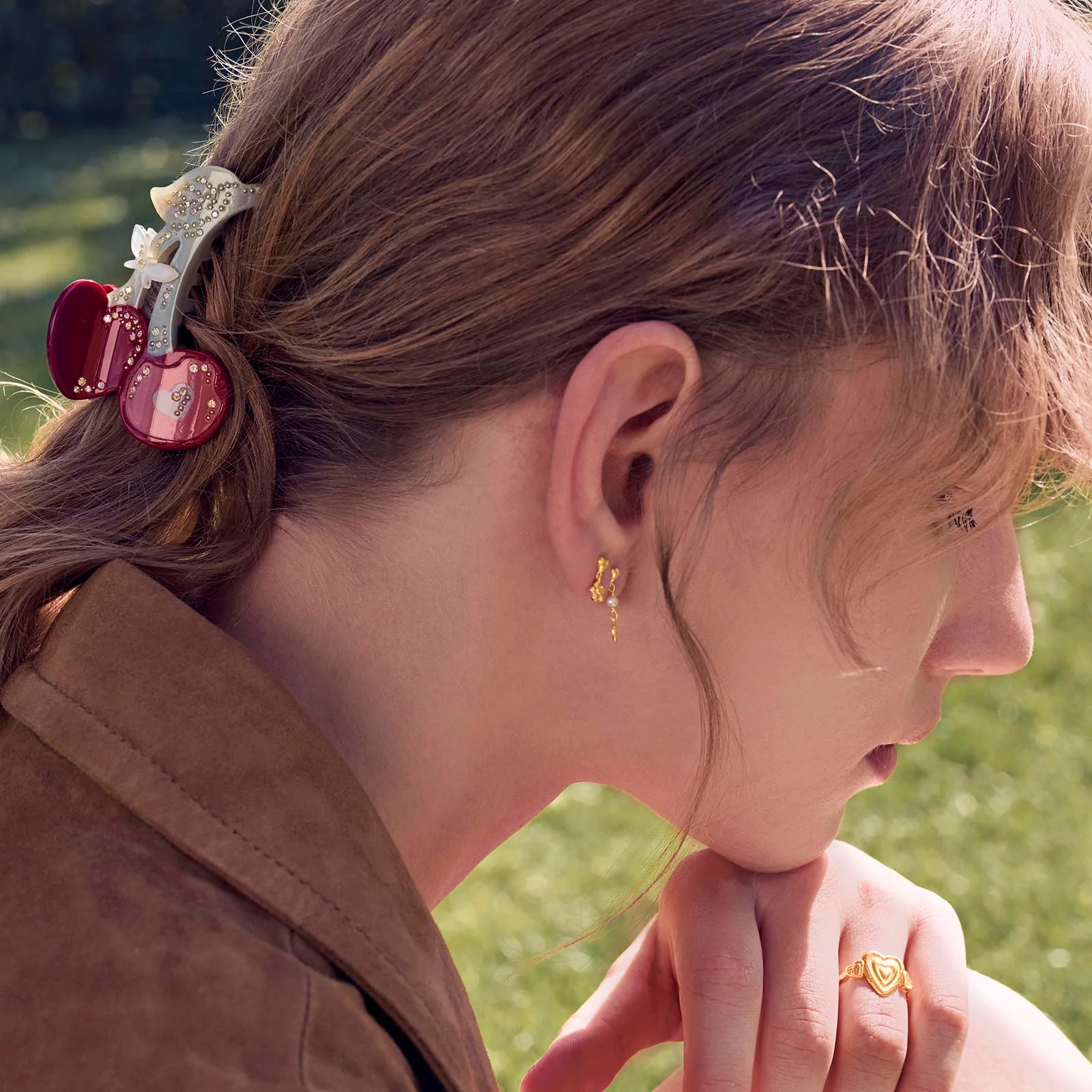 Cerise Hårklyper Cherry - Image 2