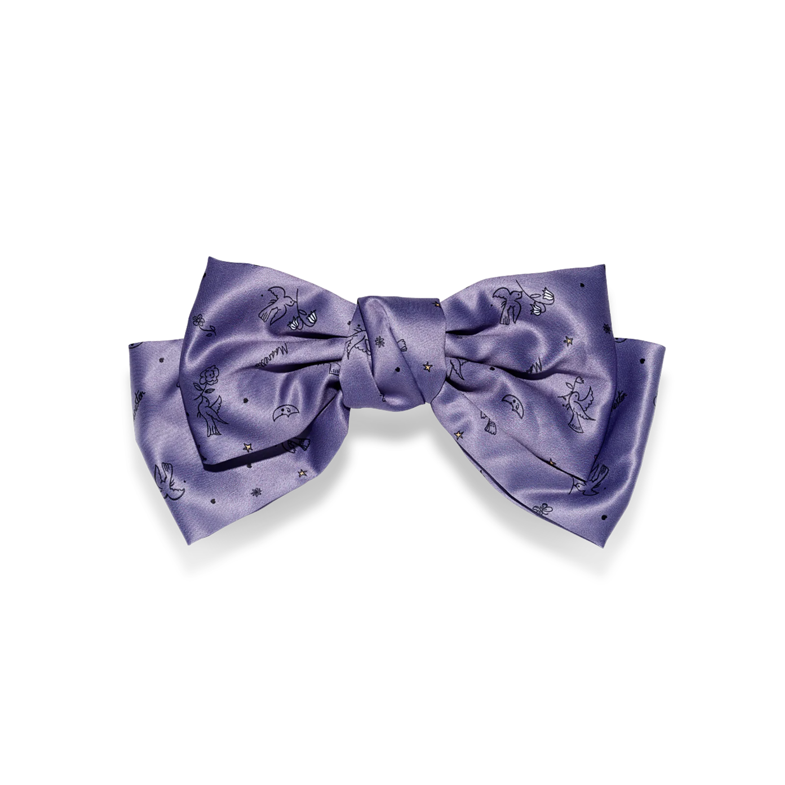 Clemence Big Bow Lilac