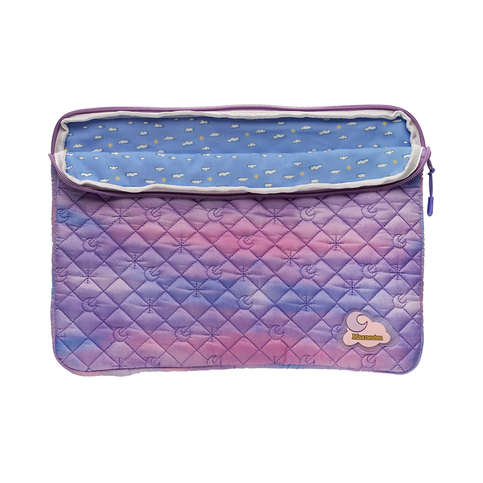 Computer Sleeve 13" Moon & Stars Purple - Image 2