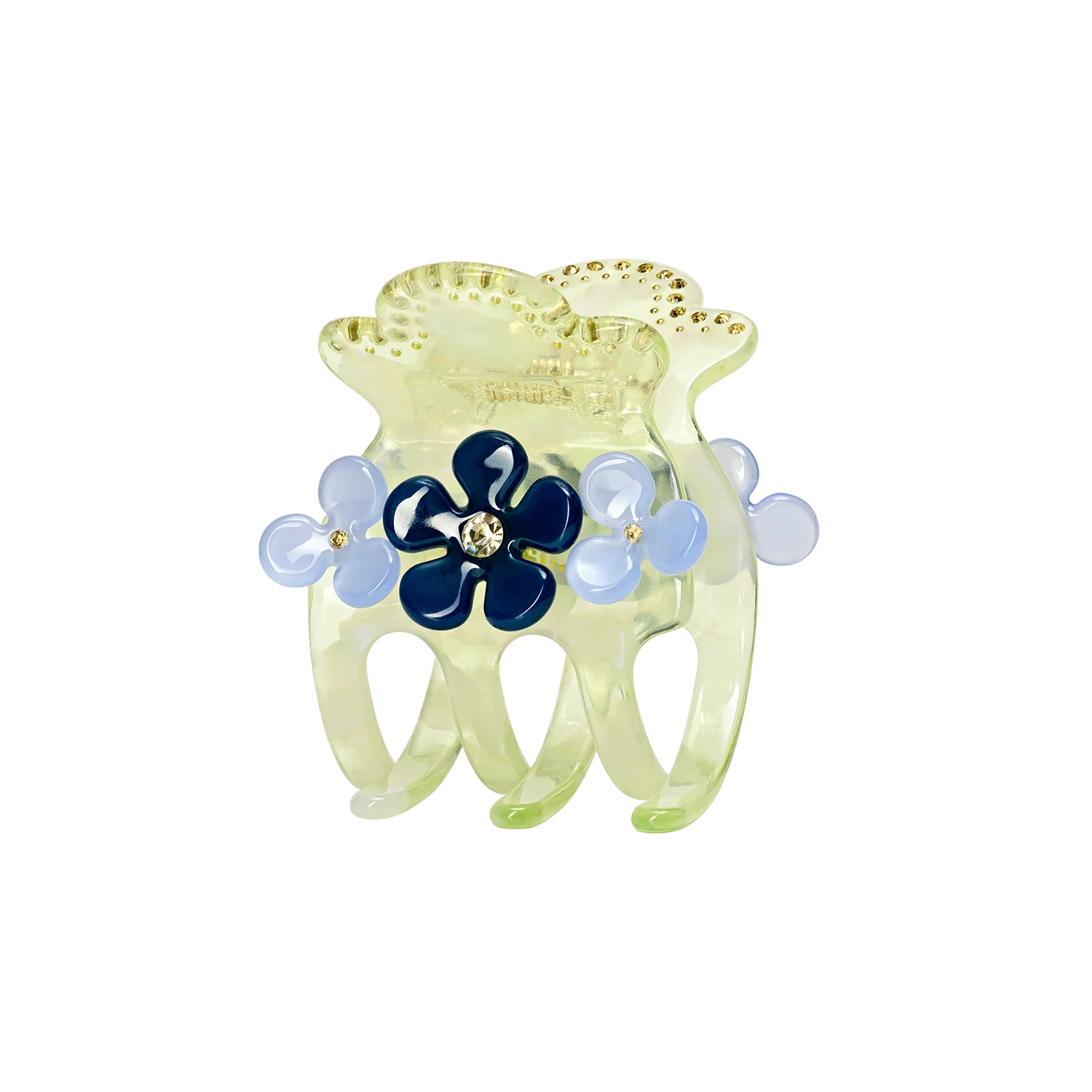 Daisy Hair Claw Lime