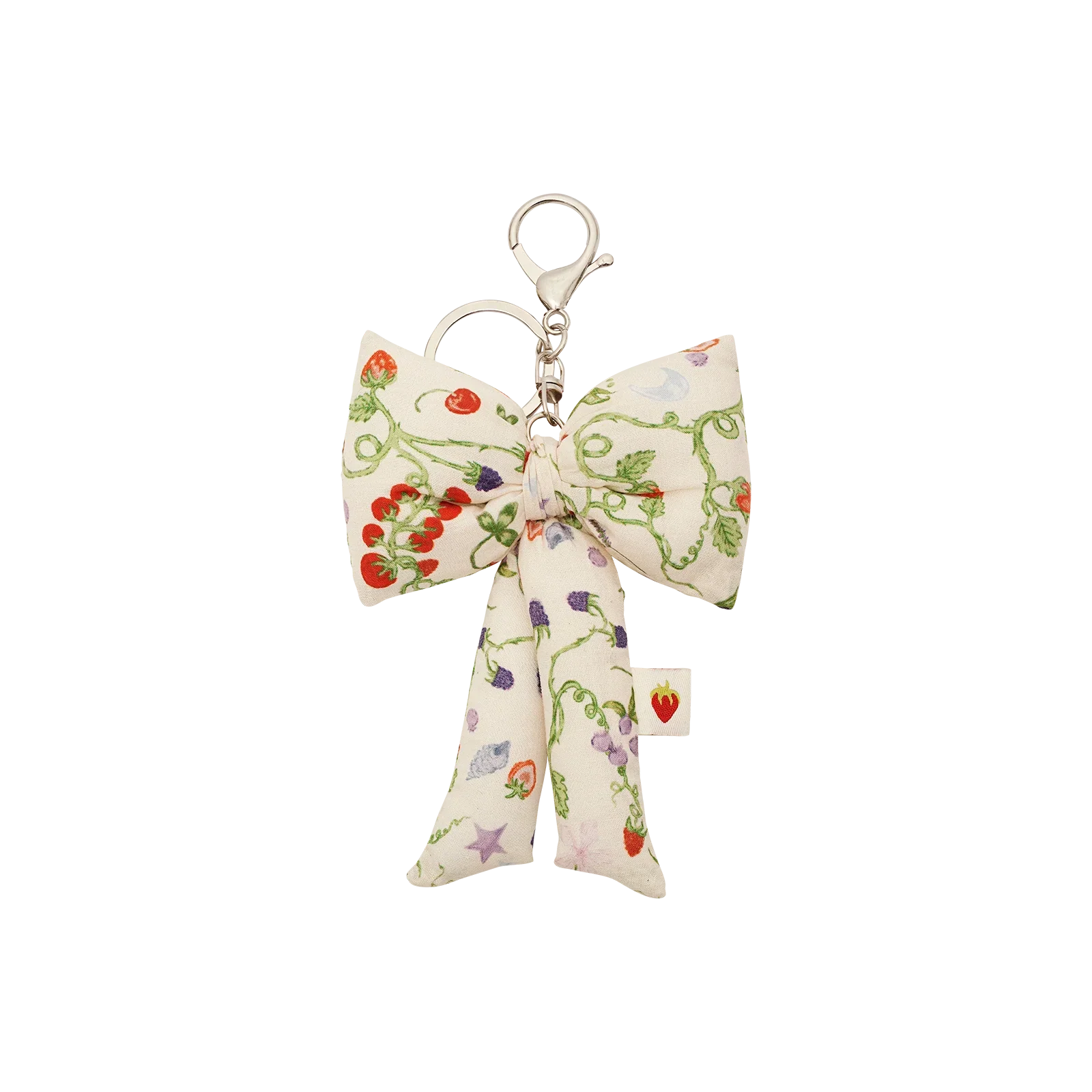Fabric Bow Nøkkelring Garden Magic Ivory