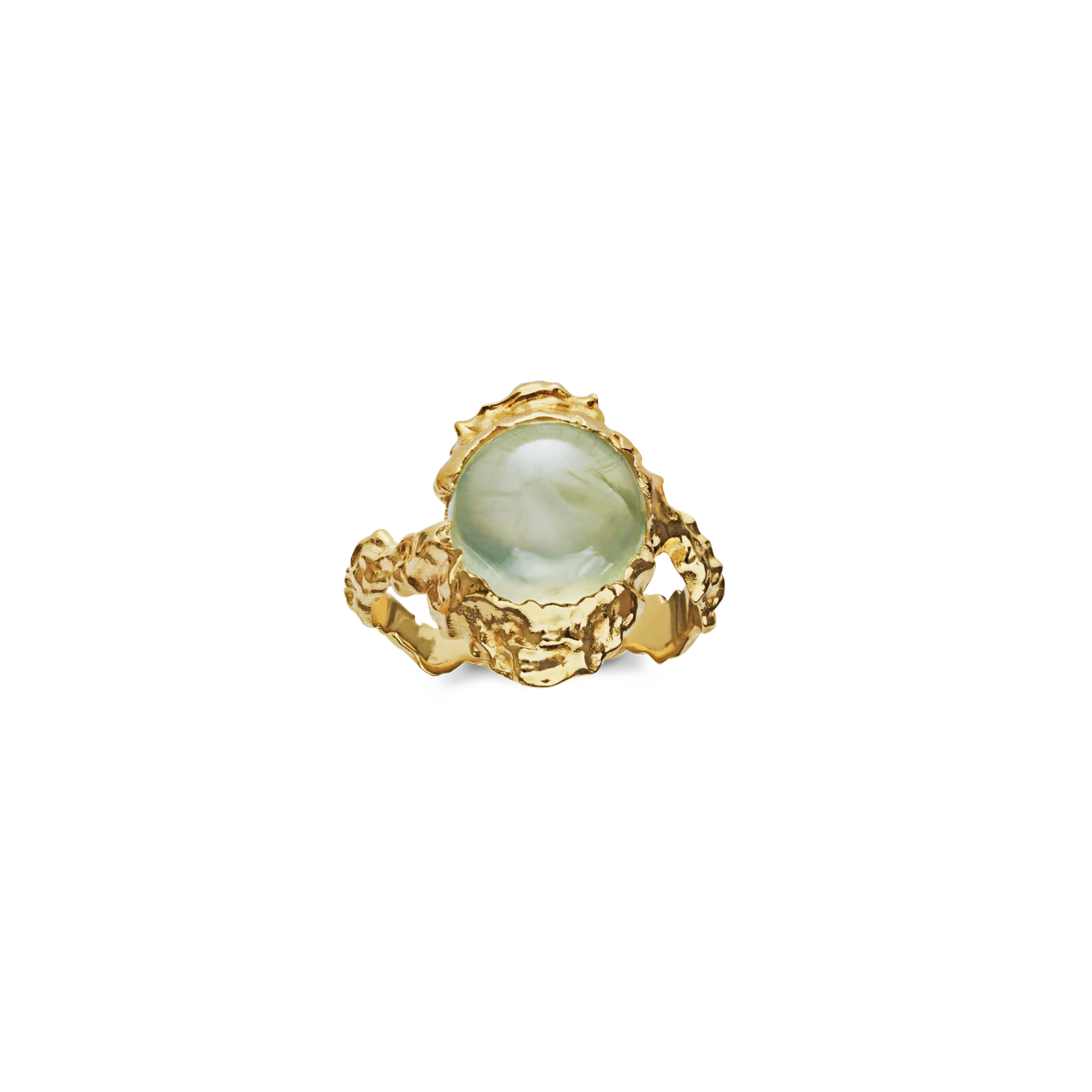 Gudinde Ring Prehnit
