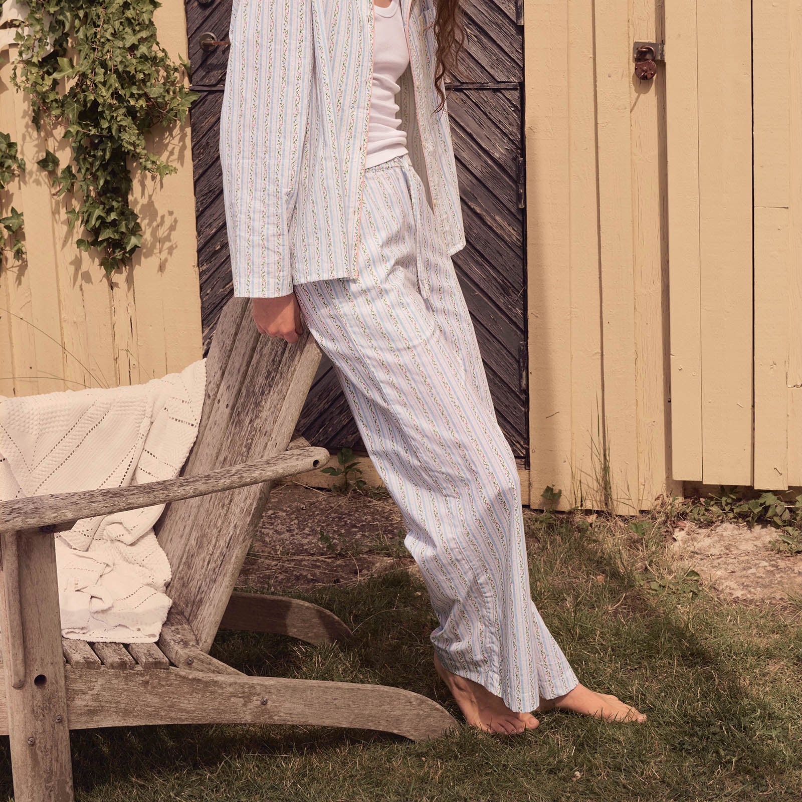Heather Bukser Summer Stripe Blue - Image 3