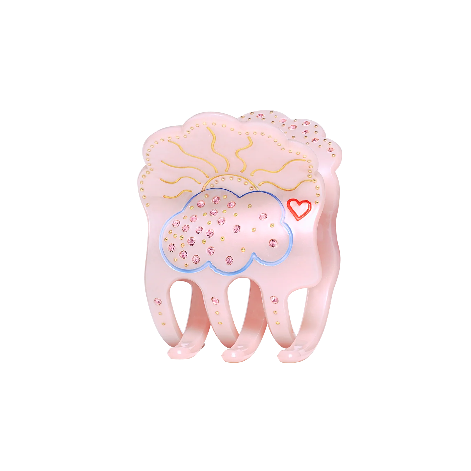 Light Hair Claw Baby Pink