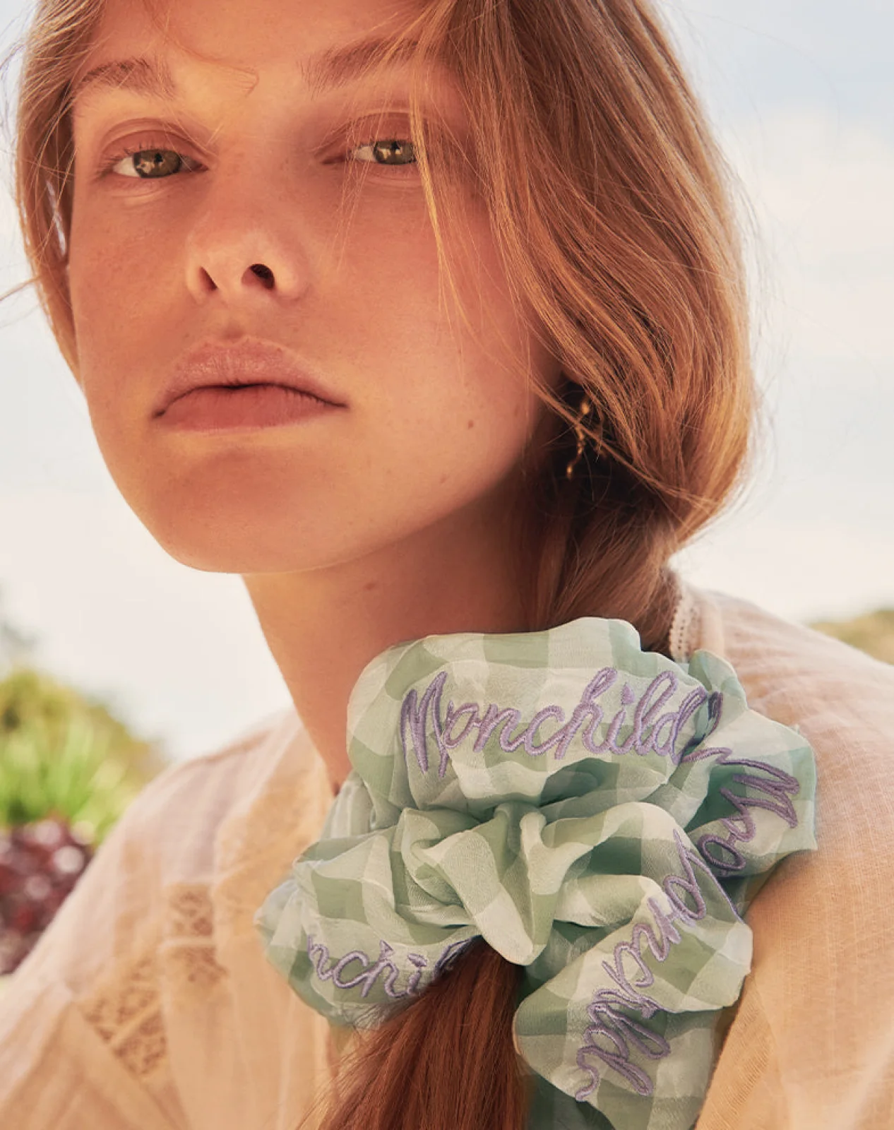 Lucinda Scrunchie Green - Image 2