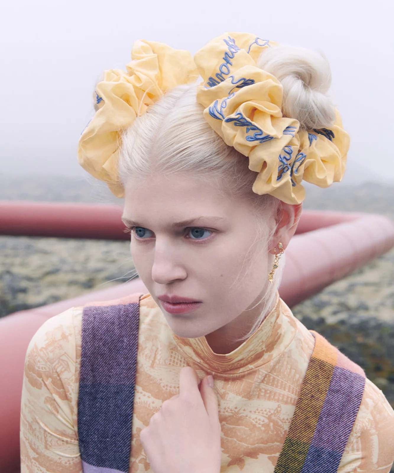 Lucy Scrunchie Yellow - Image 2