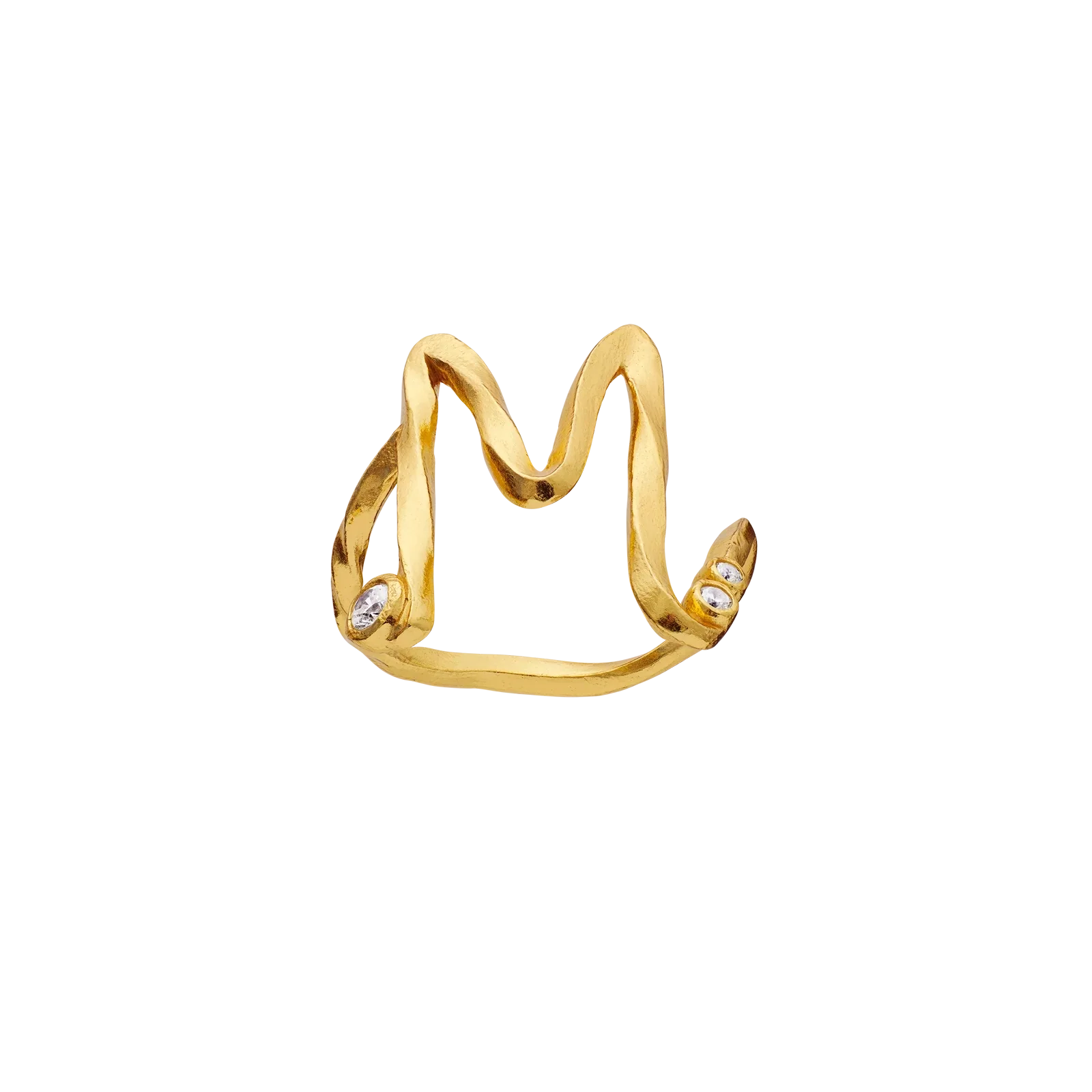 M Alfabet Ring