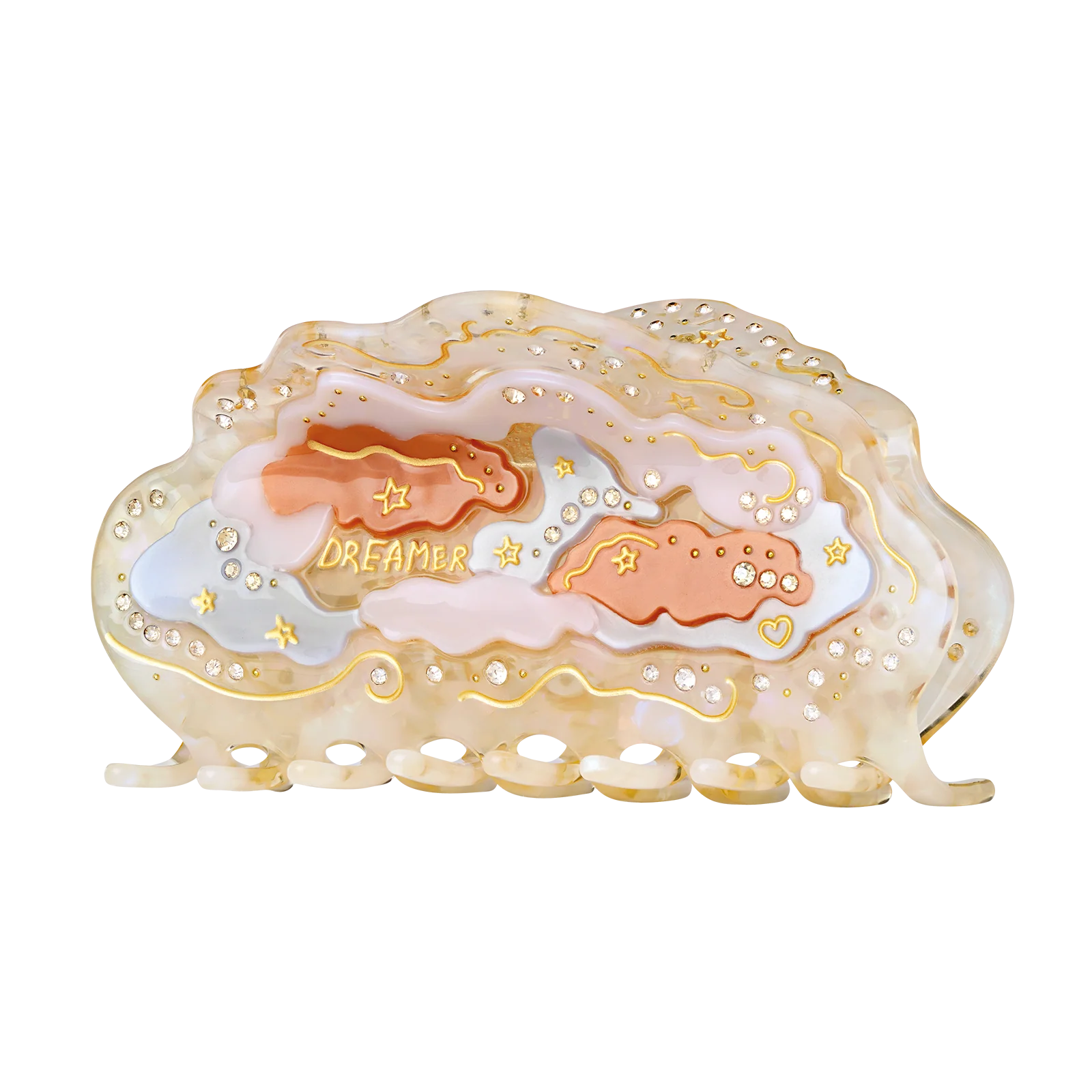 Magic Mist Hair Claw Pumpkin