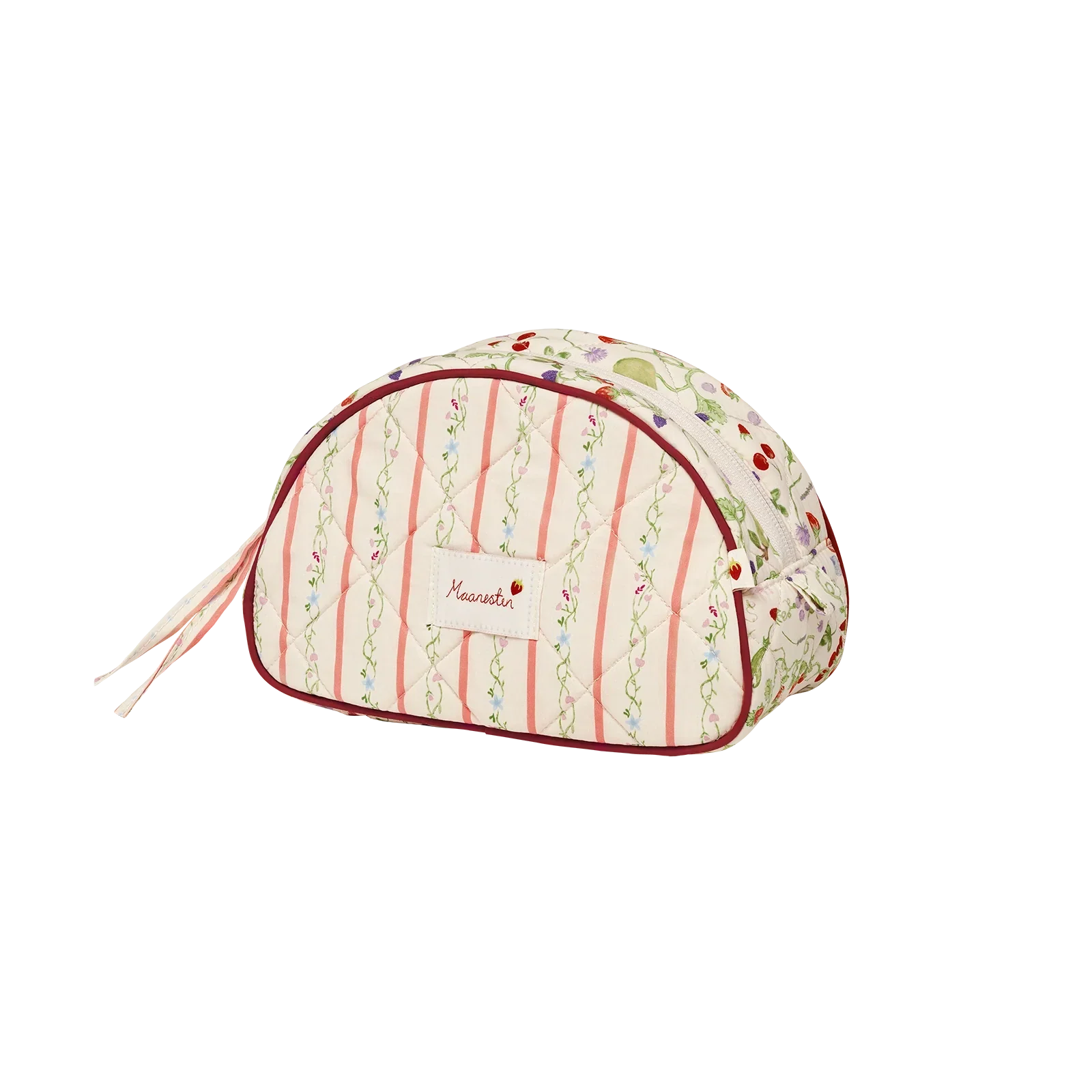 Makeup Veske Medium Summer Stripes Peach