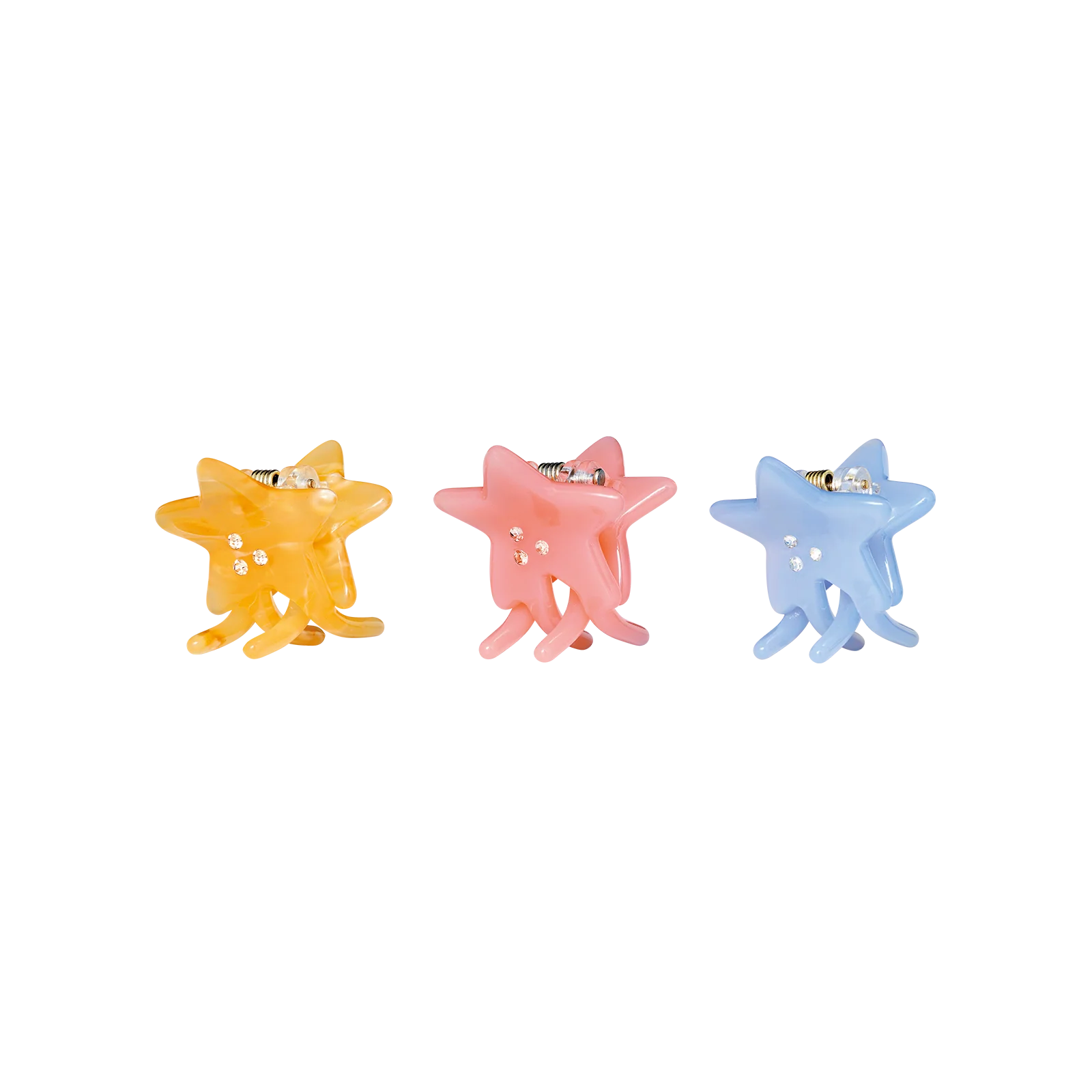 Mini Stars Hair Claw Golden Hour