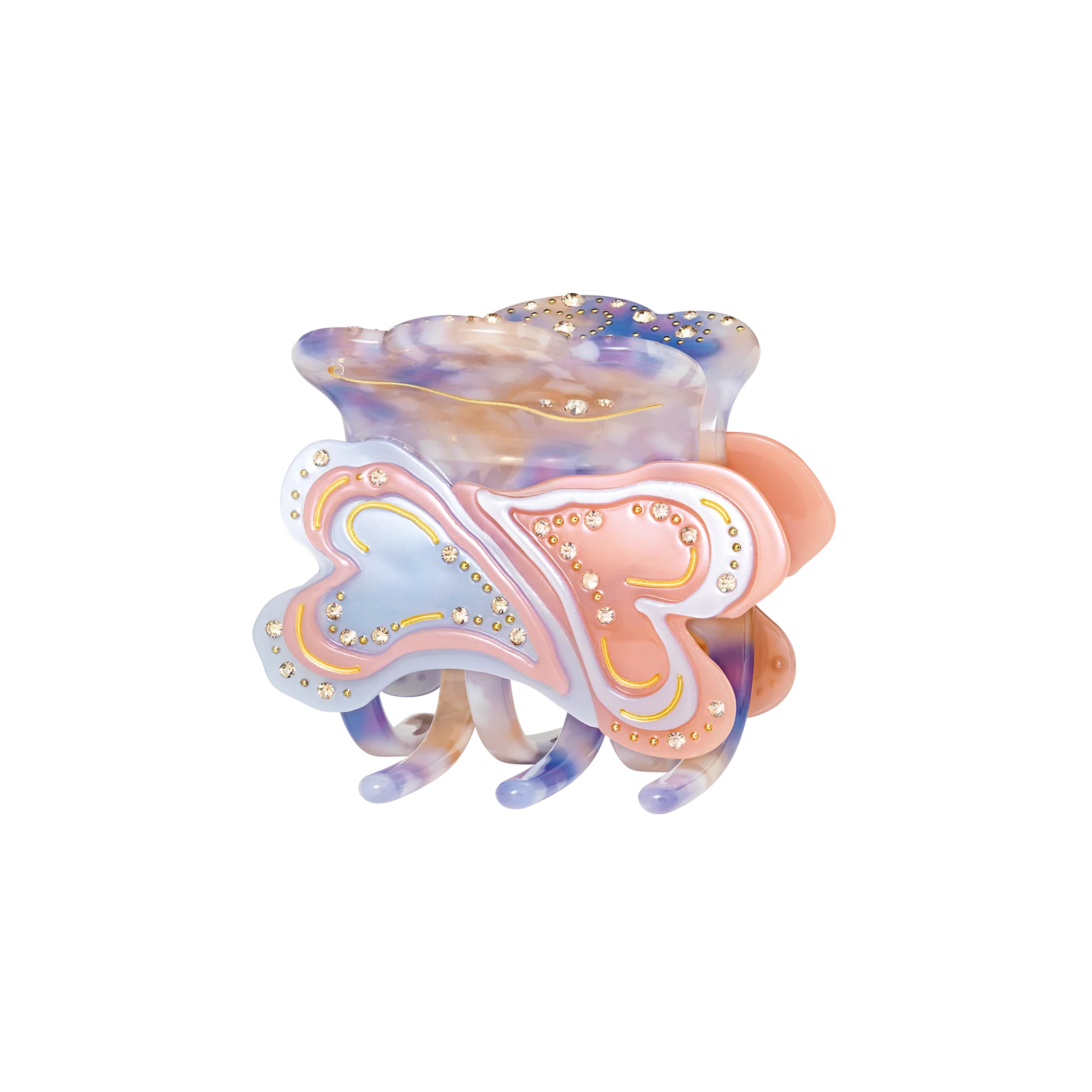 Ophie Hair Claw Illusion Blue