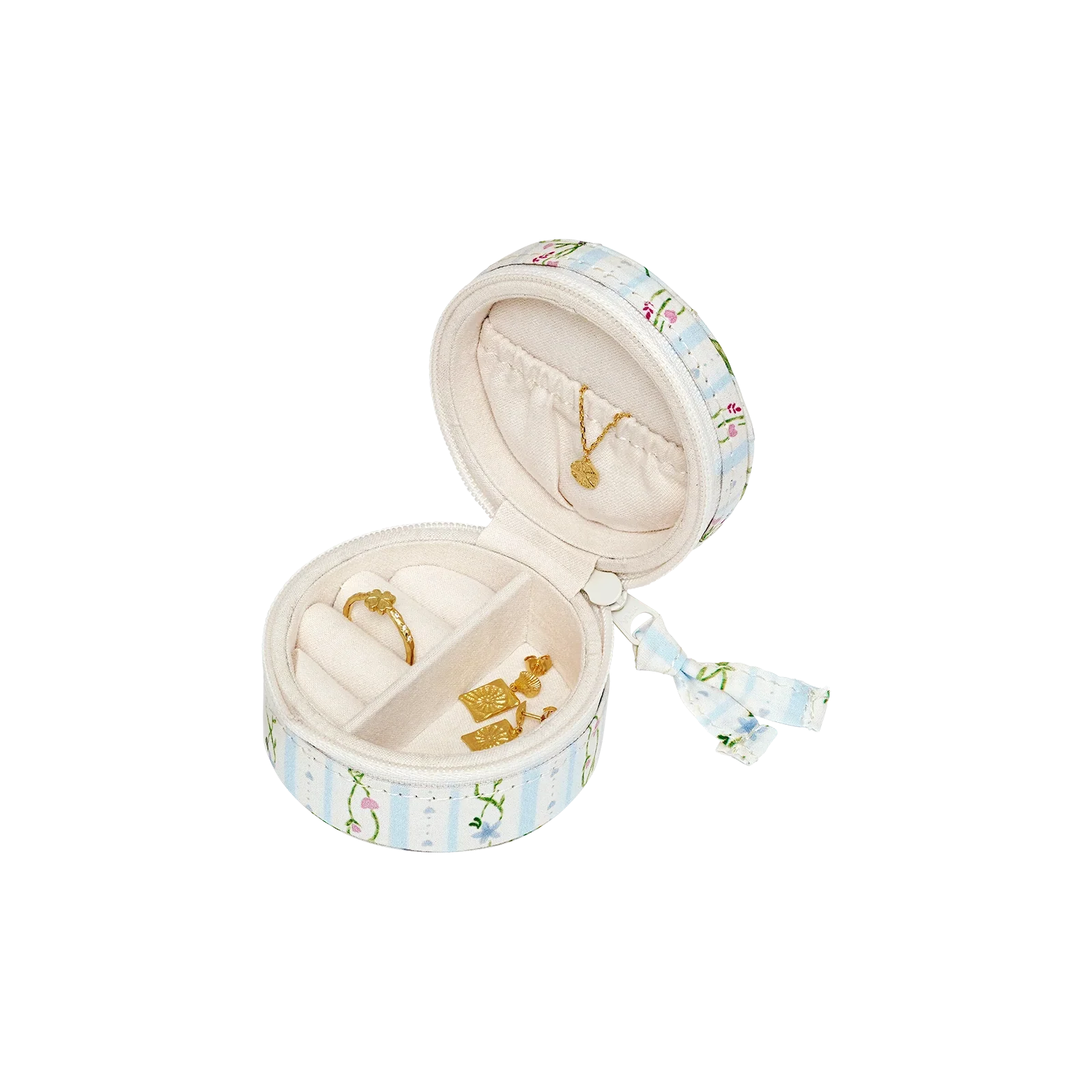 Round Smykkeskrin - Small Garden Magic Ivory - Image 3