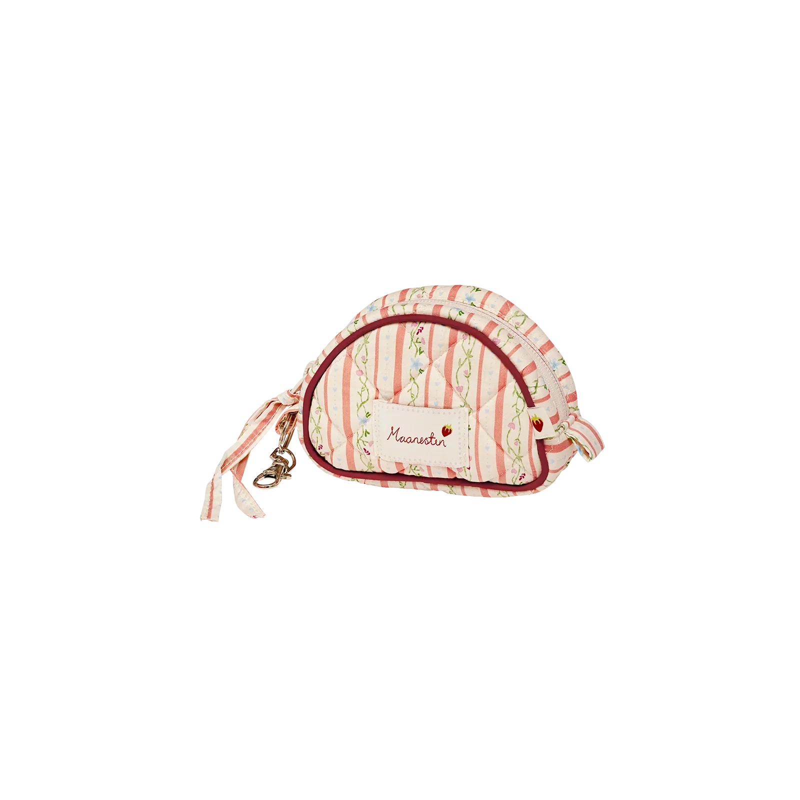 Rui Nøkkelring Veske Summer Stripes Peach