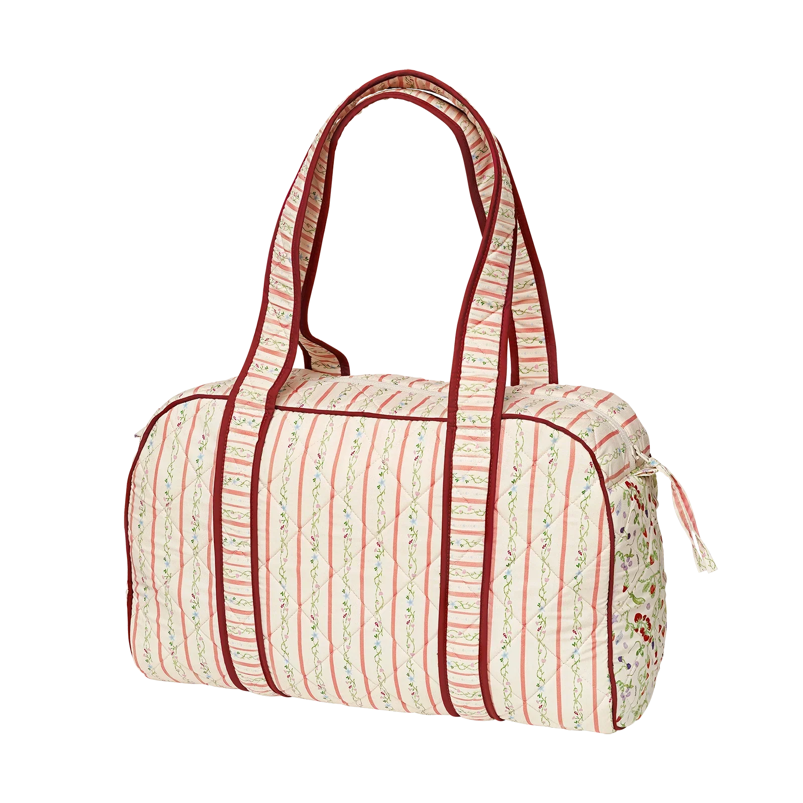 Suvi Quilted Veske Summer Stripes Peach - Image 3